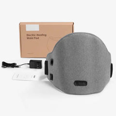 Gasky Electric Heating Pad 21" x 13"– 6 Heat Settings, Auto Shut-Off, Portable Wrap with Straps – Grey
