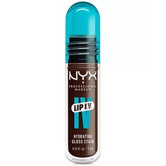 NYX Professional Makeup Lip IV Hydrating Gloss Stain, Moisturizing and Vibrant Color Long Lasting Shine