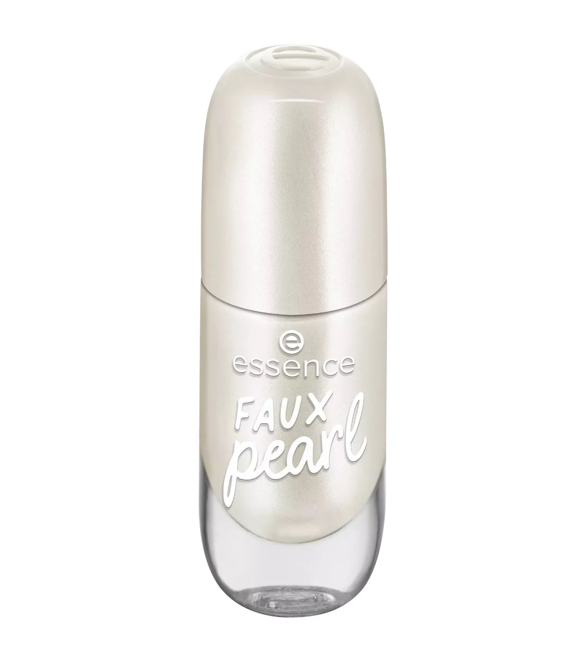 Essence - Gel Nail Colour, Pearly White Shade with a Shimmery Effect - 71 Faux Pearl