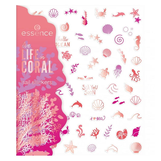 Essence Life In Coral Nail Stickers 01