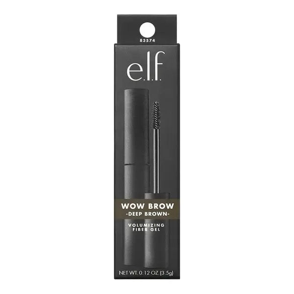 e.l.f. Wow Brow Gel, Deep Brown, 0.12 oz