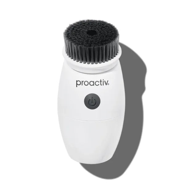 Proactiv Charcoal Facial Cleansing Brush - Spin Brush Exfoliator and Facial Scrubber With Charcoal-Infused Bristles For Deep Skin Cleansing - Water Resistant