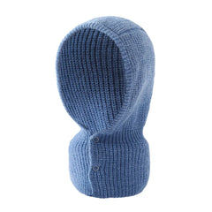 Hemlock Winter Hat & Neck Collar – Unisex Knitted Christmas Hood, Windproof Snood with Button Design