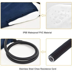 RIOGOO Pet Heating Pad - 18" x 18" Electric Heated Mat for Dogs & Cats with Auto Power Off