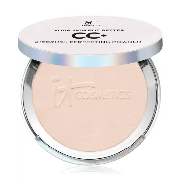 IT Cosmetics CC+ Airbrush Perfecting Powder Foundation for Flawless, Full Coverage