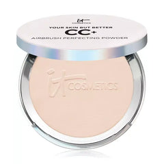 IT Cosmetics CC+ Airbrush Perfecting Powder Foundation for Flawless, Full Coverage