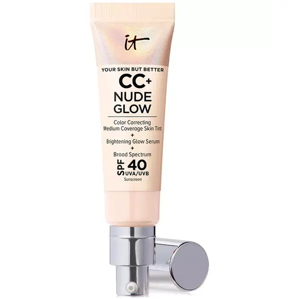 IT Cosmetics CC+ Nude Glow Foundation and Glow Serum SPF 40