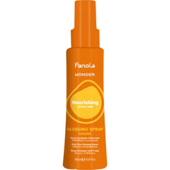 Fanola Wonder Hair Gloss Spray, Nourishing Anti Frizz Spray for Hair Shine - Enhances Softness & Brightness, Vegan Formula for Dry & Damaged Strands, Non-Greasy & Anti-Static - 150 ml