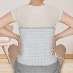 Equate XL Electric Heating Pad 12'' x 24'' - 6 Heat Settings, Auto Shut-Off for Pain Relief