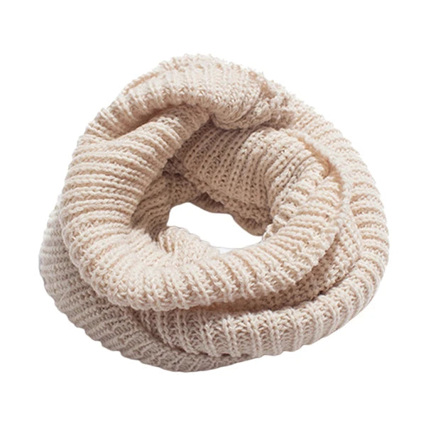 ZIZOCWA Winter Thermal Neck Warmer Scarf for Women, Thick Knit Two-Loop Pullover Gaiter