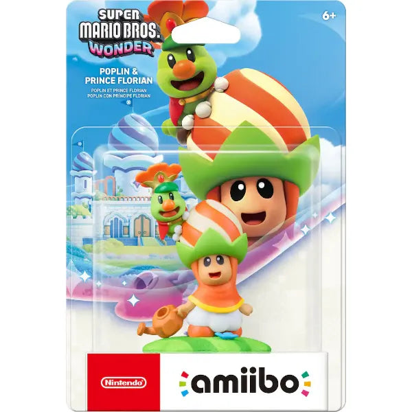Nintendo amiibo Poplin & Prince Florian – Super Mario Bros. Wonder Series