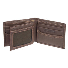 Levi's Men's RFID Extra Capacity Slim Fold Wallet - Brown