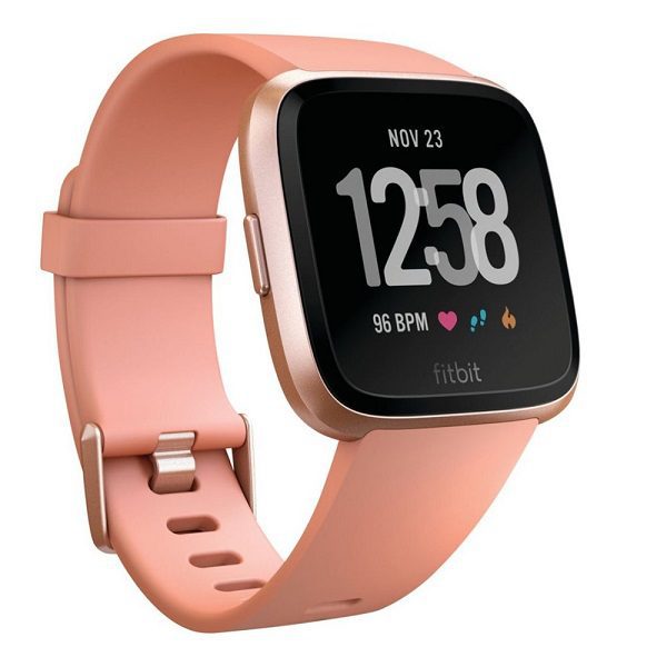 Fitbit Activity Tracker Versa Watch Rose Gold Aluminum