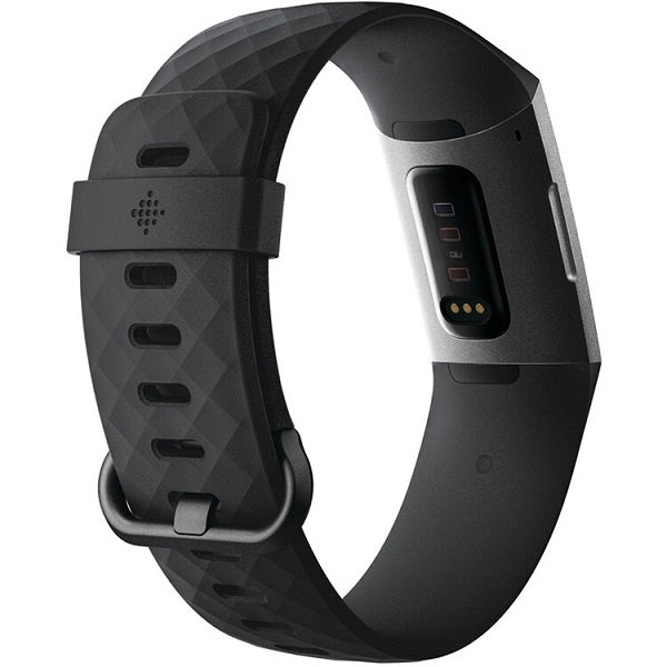 Fitbit Charge 3 Activity Tracker + Heart Rate (FB409GMBK) - Black / Graphite Aluminum