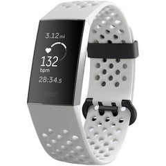 Fitbit Charge 3 Activity Tracker+Heart Rate White Graphite Aluminum