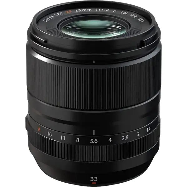 FUJIFILM XF 33mm f/1.4 R LM WR Lens - Black