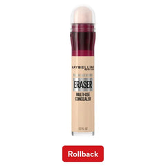 Maybelline Instant Age Rewind Instant Eraser Multi Use Concealer, 100, 0.2 fl oz