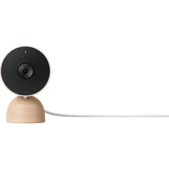 Google Nest Cam Indoor Wired Security Camera (2nd Gen) (GA03177-US) Sand/ Maple