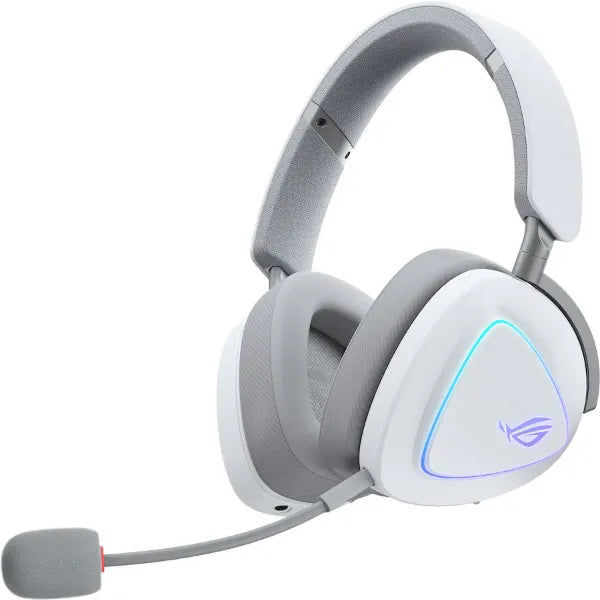 ASUS ROG Delta II Wireless Gaming Headset for PC/Mac, Xbox, PS5, PS4 and Switch - White
