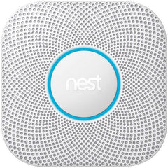 Google Nest Protect Battery-Powered Smoke and Carbon Monoxide Alarm (S3000BWES) White