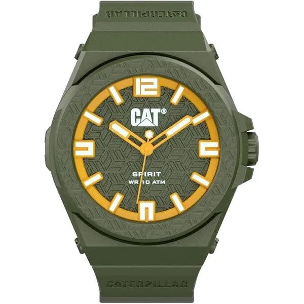 CAT Spirit Evo Men's Watch, 46mm Case, Silicone Strap