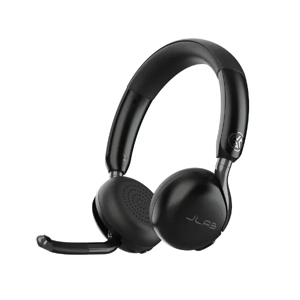 JLAB GO WORK 3 WIRELESS ON-EAR HEADSET - Bluetooth Multipoint Office Headphones with Noise-Canceling Mic & 65+ Hour Battery