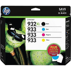 HP Cartridge 932 XL / 933 (4 Pack) Plus HP Photo Paper