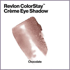 Revlon ColorStay Waterproof Matte and Shimmer Cream Eyeshadow, 24hr Wear, 720 Chocolate