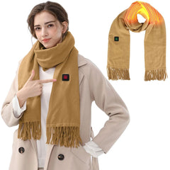 iMounTEK USB Heated Scarf - Soft Electric Neck Warmer with 3 Heat Modes for Men & Women