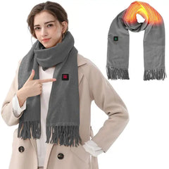 iMounTEK USB Heated Scarf - Soft Electric Neck Warmer with 3 Heat Modes for Men & Women