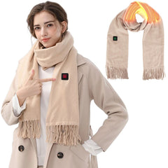 iMounTEK USB Heated Scarf - Soft Electric Neck Warmer with 3 Heat Modes for Men & Women