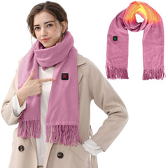 iMounTEK USB Heated Scarf - Soft Electric Neck Warmer with 3 Heat Modes for Men & Women