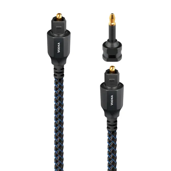 AudioQuest Vodka Optical Toslink Fiber-Optic Cable + Mini-Adaptor