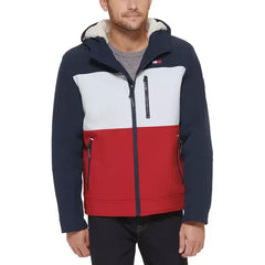 Men's Sherpa-Lined Softshell Hooded Jacket