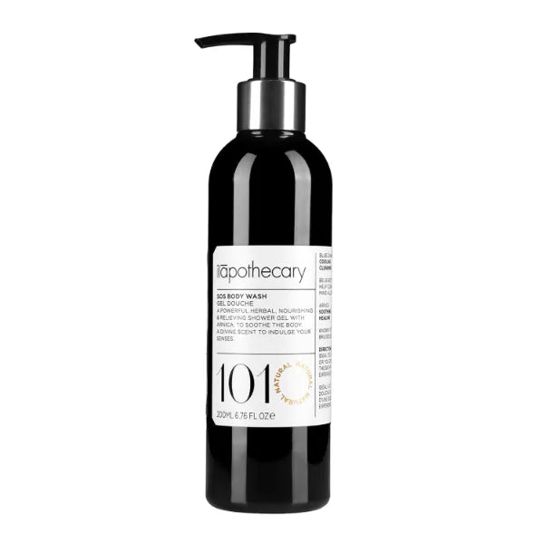 ilapothecary SOS Body Wash - Essential Oils, Herbal Shower Gel - Gluten Free Body Soap - Nourishes Skin - Alcohol and Gluten Free - 6.76 oz