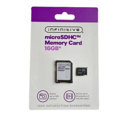 Infinitive Micro SD High Performance Memory Card With Adapter