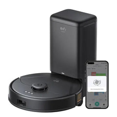 EUFY Clean X8 Pro Robotic Vacuum Cleaner with Self-Empty Station (SES) (T2276V11) - Black