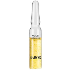 BABOR Multi Vitamin Ampoule Concentrate, Revitalize Dull Tired Skin, Vitamin A Increases Radiance, Vitamin C Evens Tone, Niacinamide Supports Skin Barrier, Vitamin Skincare Capsules, 7 Treatments