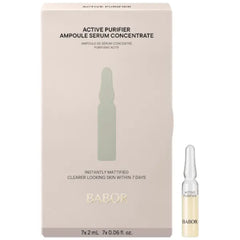 BABOR Active Purifier Ampoule Concentrates for Face with Tea Tree Oil, Refine, Purify, Revitalize Dull and Dry Skin, Clean & Vegan, Results in 7 Days