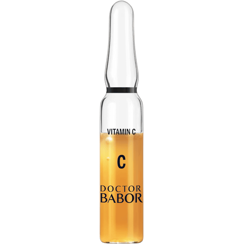 BABOR Doctor Radiance Ampoules Serum, 20% Vitamin C Treatment, with Hyaluronic Acid, High Dose, Face Pigment Spot Minimiser, for Smoother Skin with Glow, Against Wrinkles, 100% Vegan, 7 x 2 ml