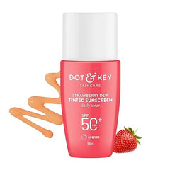 Dot & Key Strawberry Dew Tinted Sunscreen, SPF 50+ PA++++,05 Beige 1.7 Fl.oz.