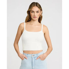 Express Fuzzy Cropped Sweater Cami