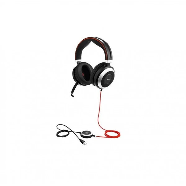 Jabra (7899-823-109) Evolve 80 MS Duo Headset, Skype for Business