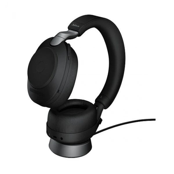 Jabra Evolve2 85 Link380a UC Stereo Black Headset with Desk Stand (28599-989-989)