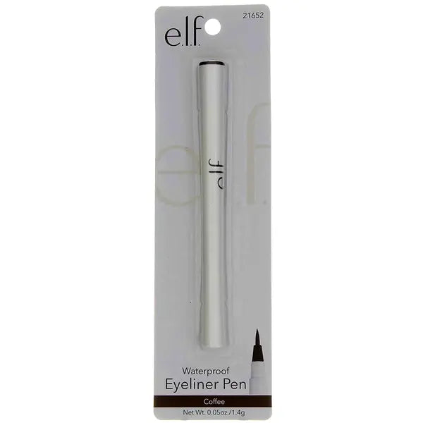 e.l.f. Waterproof Eyeliner Pen, Coffee, 0.06 oz- 1pc