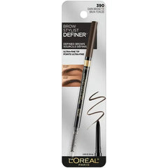 L'Oreal Paris Makeup Brow Stylist Definer Waterproof Eyebrow Pencil, Ultra-Fine Mechanical Pencil, Dark Brunette, 0.003 Ounce