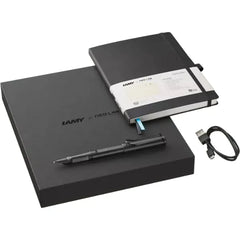 LAMY safari ncode Digital Writing Set - Smartpen & Notebook (All Black)