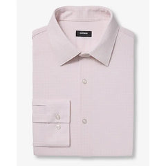 Express Slim Geo Floral Stretch Modern Tech 1MX Dress Shirt