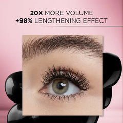 L'Oreal Paris Voluminous Makeup Lash Paradise Volume Mascara, Black