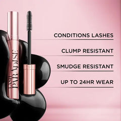 L'Oreal Paris Voluminous Makeup Lash Paradise Volume Mascara, Black